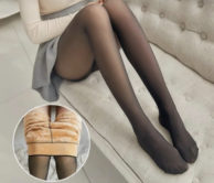 Kuschlige Plüsch-Feinstrumpfhose